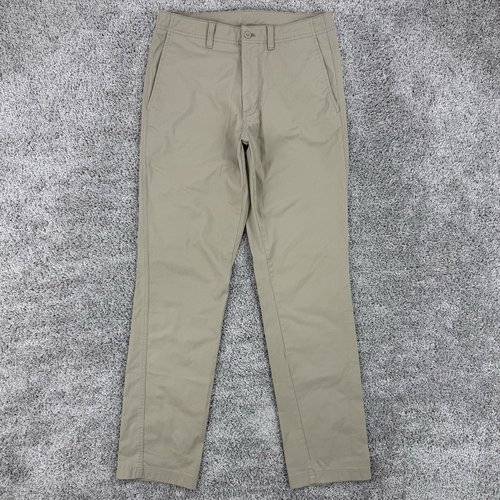 Duck Head Harbor Performance Pants Men's Size Tag-30x32/Fits-30x31 Beige Stretch
